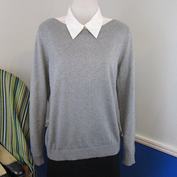Worthington Sweaters - 🌟HP🌟 VTG Worthington Gray Boat Neck Sweater